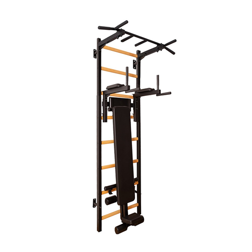 Espalier polyvalent complet gymnastique - BenchK 223B noir bois
