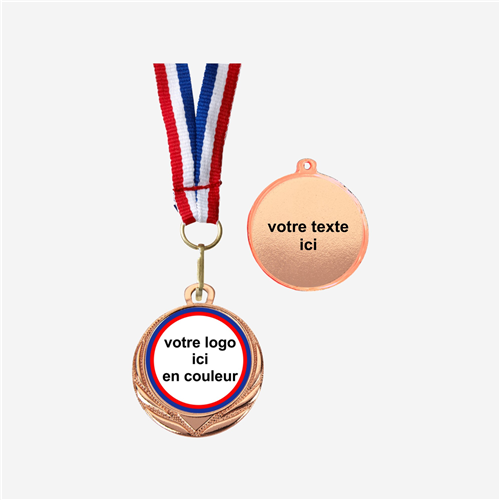 Médaille 32 mm - Bronze personnalisée 