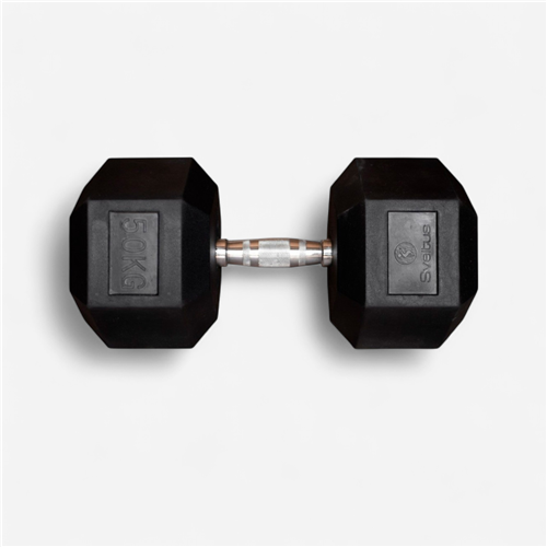 Haltère hexagonale 50 Kg Sveltus