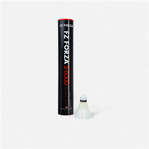 Volant plume badminton Forza - Tube 12 Volants S-5000- 77 blanc