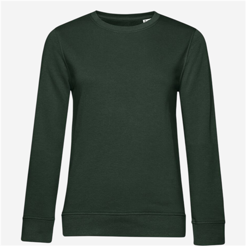 Sweat Shirt col rond femme B&C - Organic Vert Fonce