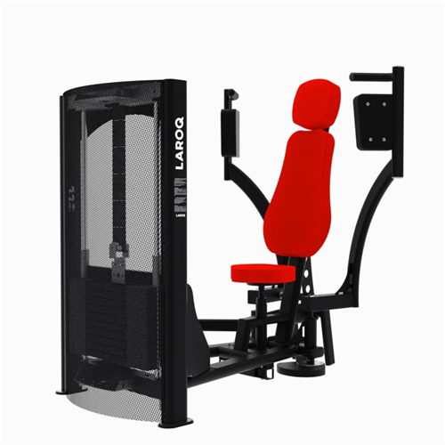 Machine de musculation pectoraux avec charge de 80 Kg - Laroq Butterfly NC07 rouge