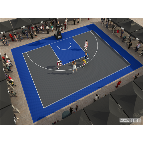 Terrain de Basketball 3x3 - ENLIO Elastic Star