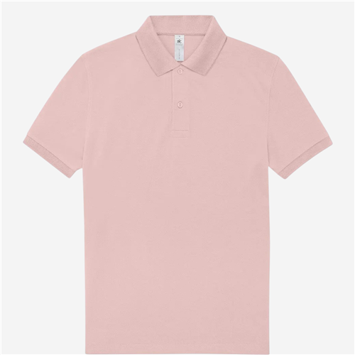 Polo homme B&C - Coton 210 Rose 