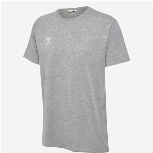 Maillot manches courtes Hummel Homme - Coton Gris