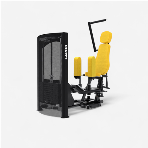 Appareil de musculation Laroq - Adducteurs / Abducteurs jaune standard 60 Kg