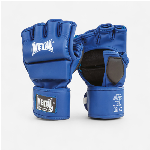 Gants MMA Metal Boxe - bleu