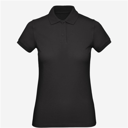 Polo femme B&amp;C - Organic Noir 