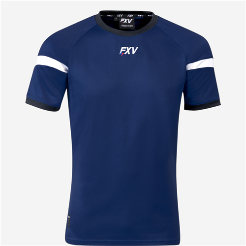 MAILLOT TRAINING FORCEXV JR MARINE/BLANC