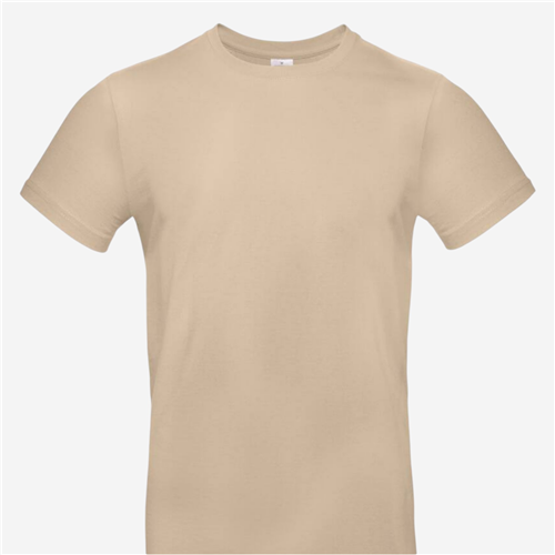 Tee shirt manches courtes mixte B&C - 190 Sable 