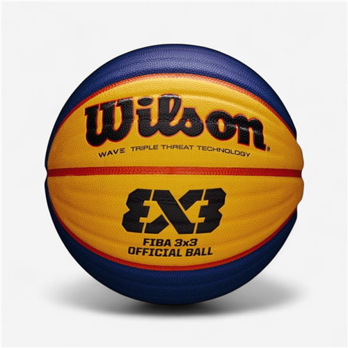 Ballon de basket Wilson - 3X3 Officiel Bleu / Jaune