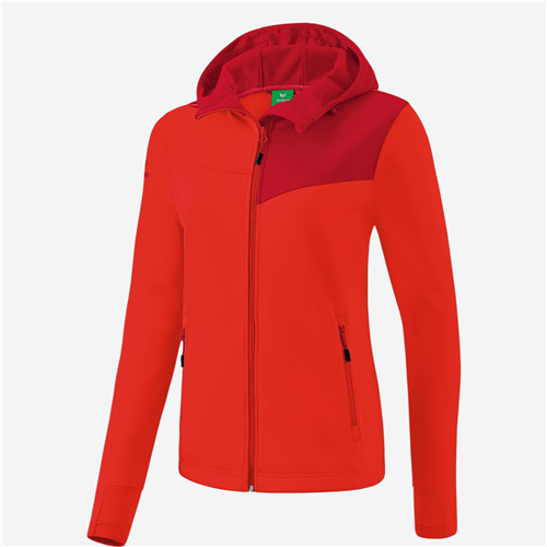 Veste Erima Femme - Softshell Perf Rouge
