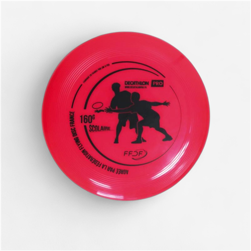 Disque volant ultimate Lmi&amp;Fox 160 gr - Disque Scolaire rouge