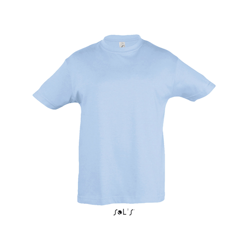 T-SHIRT JUNIOR JERSEY 150 BLEU CIEL