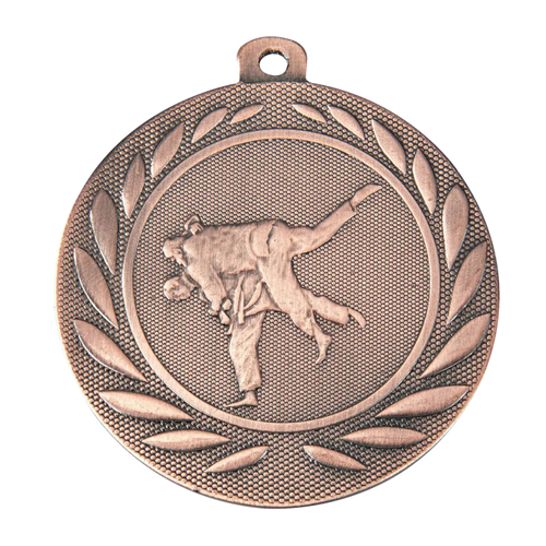 MEDAILLE JUDOKA BRONZE 50 MM