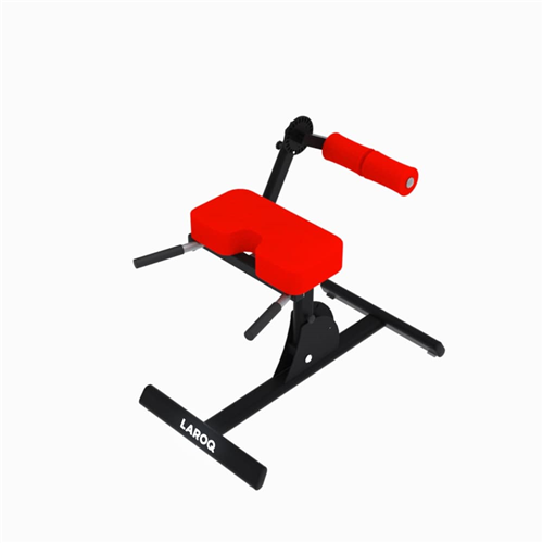 BANC A LOMBAIRES DE MUSCULATION ROUGE
