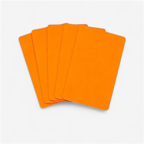 Lot de 5 cartons arbitre  - orange