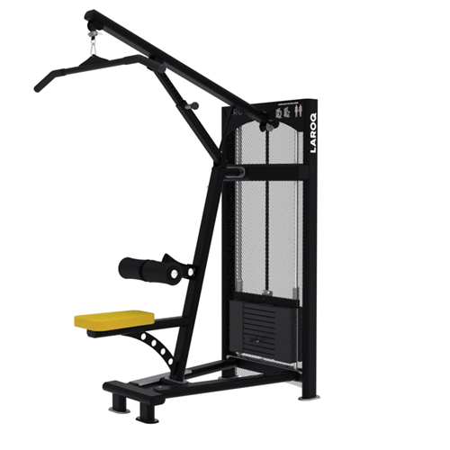 Machine de musculation dos avec charge de 80 Kg - Laroq NC05 jaune