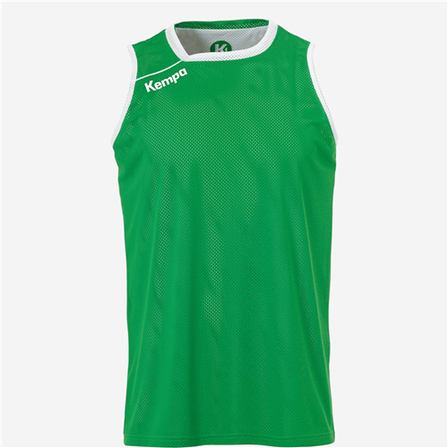 Maillot sans manches basket Kempa Adulte - Revers Vert / Blanc 