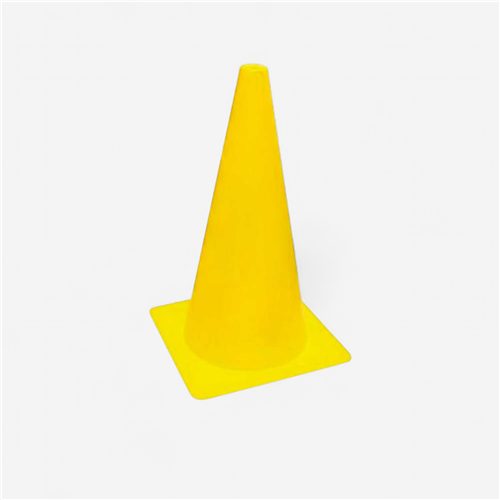 Cône économique 35 cm - Jaune