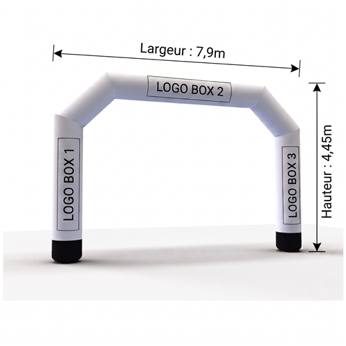 Arche gonflable événementielle taille L 7,9 x 4,45 m - Doublet