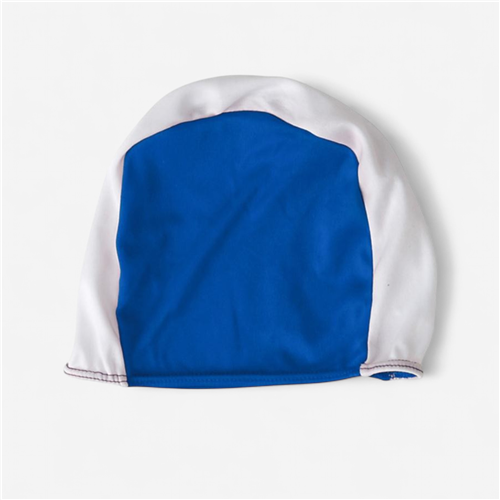 Bonnet de bain natation Tremblay polyester Adulte - Blanc/Bleu 