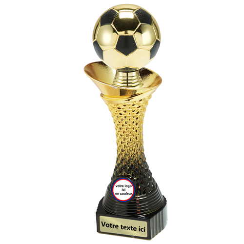TROPHÉE FOOTBALL PERSONNALISÉ 23,5 CM