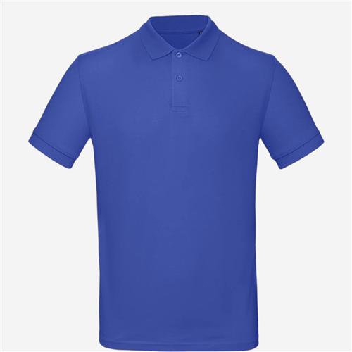 Polo homme B&C - Organic Bleu 