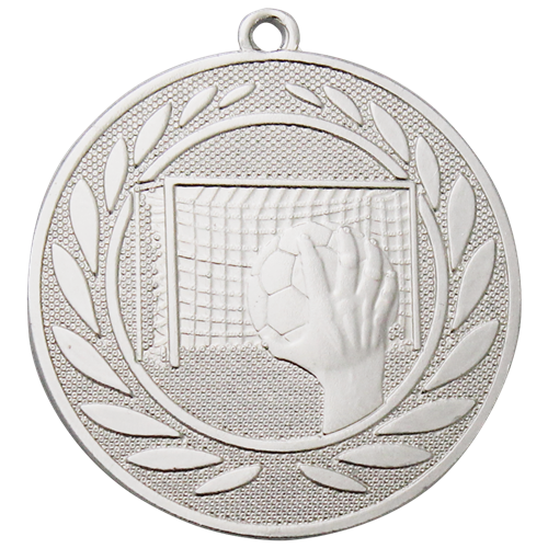 MEDAILLE HANDBALL ARGENT 50 MM
