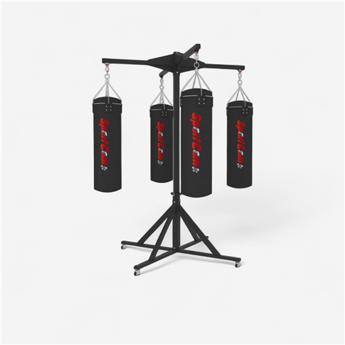 Potence boxe 4 bras mobile avec roulettes Sportcom