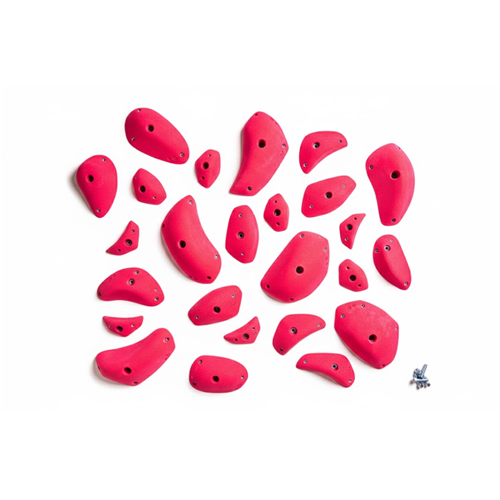 FAMILLE PLATS ROSE FLUO