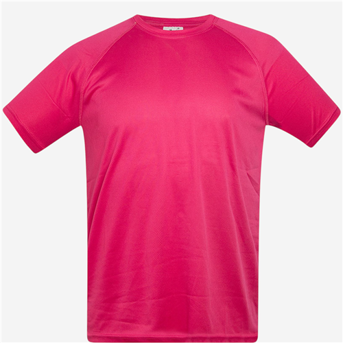 Tee shirt manches courtes homme Acqua Royal - Respirant Rose Fuchsia 