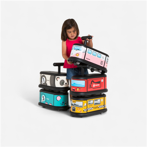 Lot de 4 porteurs La Cosa (Police, Pompier, Taxi, Ambulance)