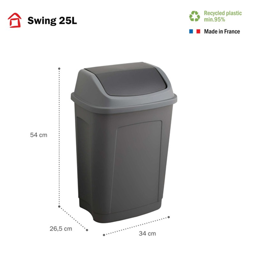 POUBELLE SWING - 25L