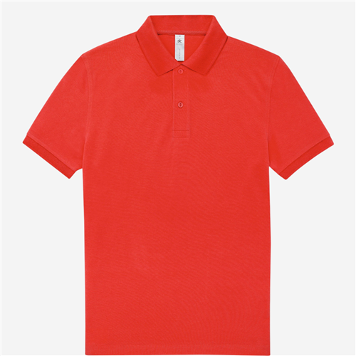 Polo homme B&C - Coton 210 Rouge 