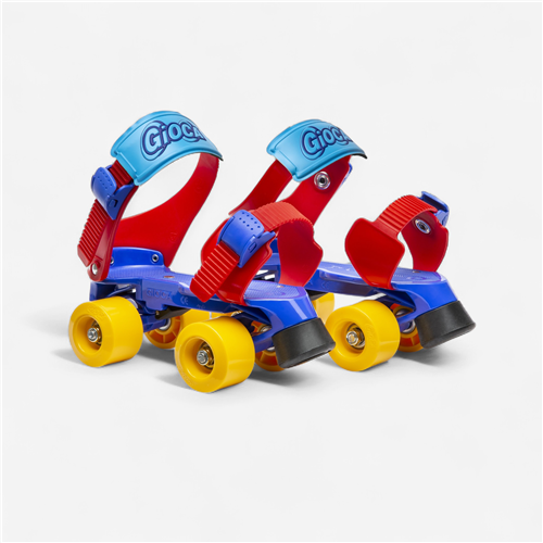 Patins à roulettes Gioca 34 - 44 bleu rouge