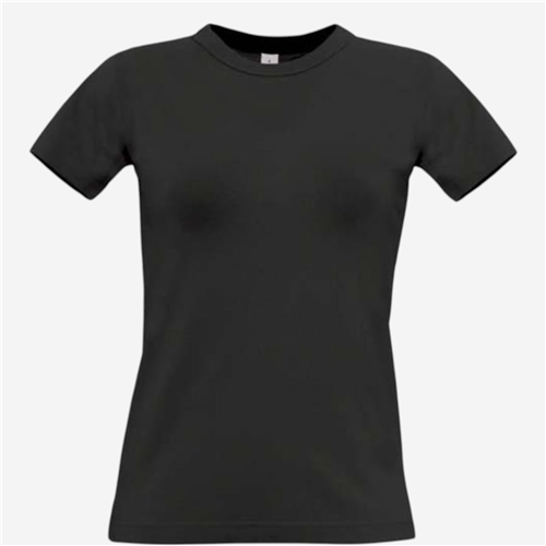 Tee shirt manches courtes femme B&C - 190 Noir 