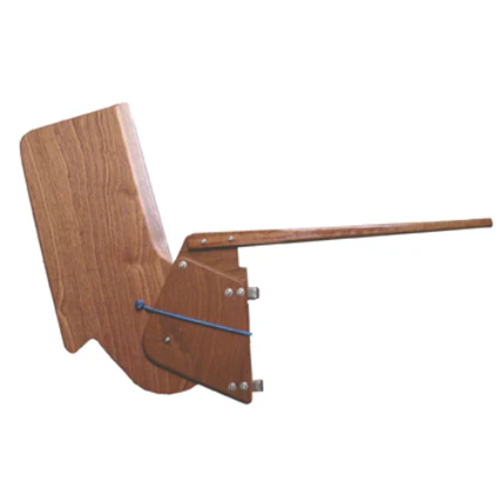 Safran relevable en bois pour bateau optimist OPTILENE ERPLAST