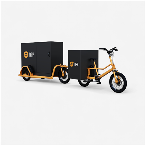 Vélo cargo Pelican - Pelicantrain Bagpro jaune