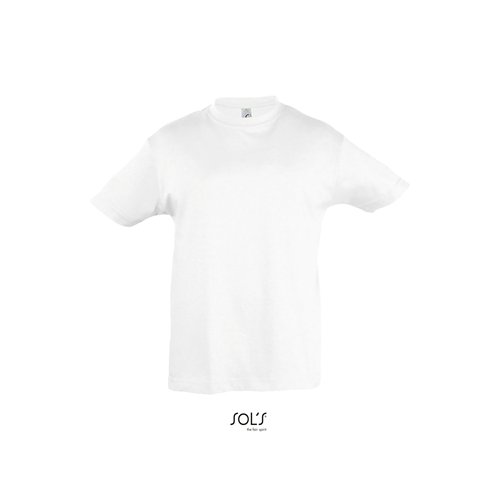 T-SHIRT JUNIOR JERSEY 150 BLANC