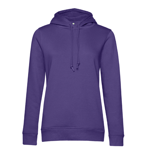 SWEAT CAPUCHE ORGANIC FEMME VIOLET