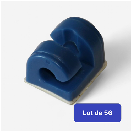 Crochet de sécurité football Metaluplast - Lot 56 Crochets But Acier Bleu