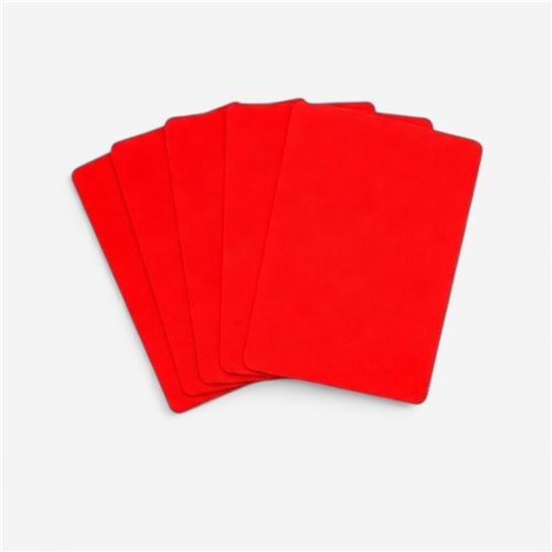Lot de 5 cartons arbitre - rouge