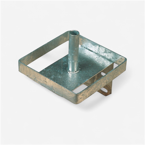 SUPPORT DE PIERRE À LÉCHER ZINGUÉ
