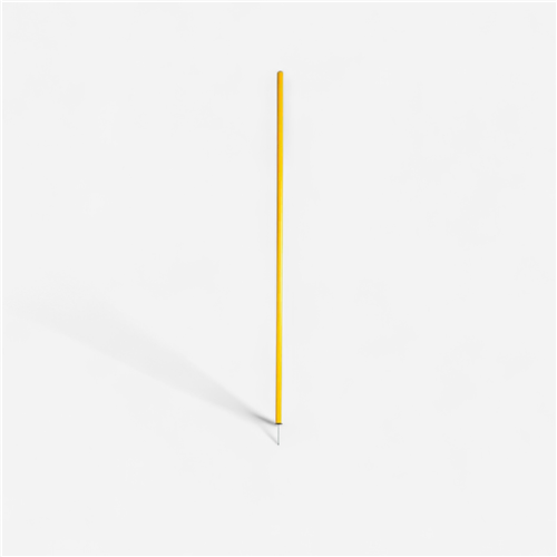 Piquet de slalom pointe acier Tremblay 160 cm - Jaune