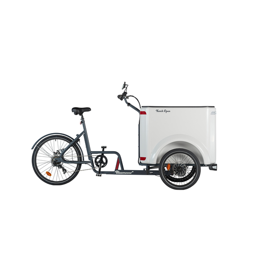 vélo cargo triporteur ketch open box ouverte