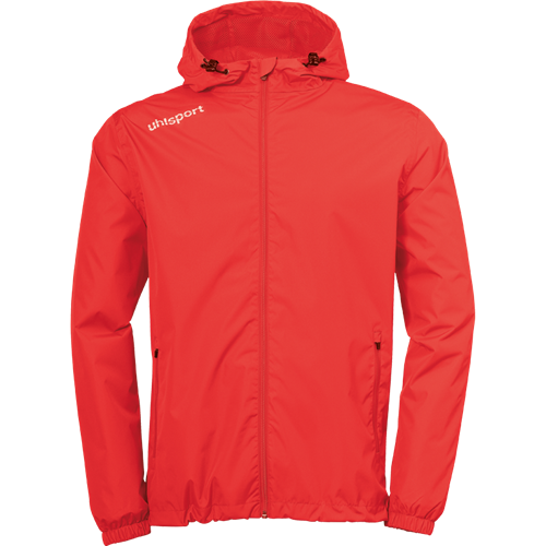 VESTE IMPERMEABLE UHLSPORT ESSENTIAL JUNIOR ROUGE