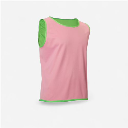 Chasuble réversible rugby Tremblay - Vert/Rose 