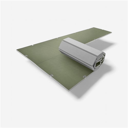 Aire d&#039;évolution gymnastique Sport 3D - Roll 5 cm kaki 