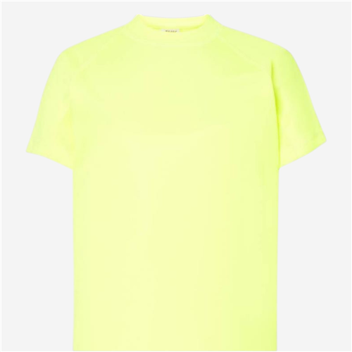 Maillot manches courtes Enfant JHK Textile - Polyester Jaune Fluo 